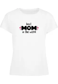 Рубашка Merchcode Best Mom In The World, белый