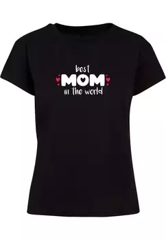Рубашка Merchcode Best Mom In The World, черный
