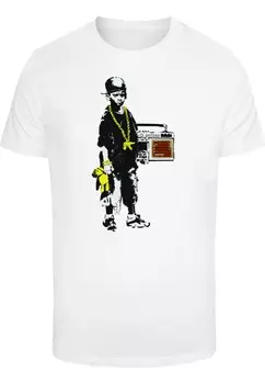 Рубашка Merchcode Brandalised - Boy With Teddy, белый