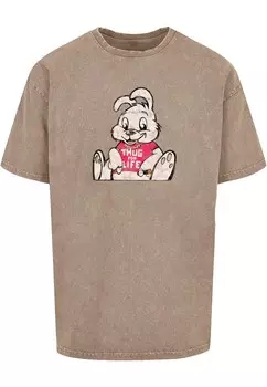 Рубашка Merchcode Brandalised - Bunny, коричневый