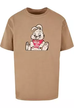 Рубашка Merchcode Brandalised - Bunny, коричневый