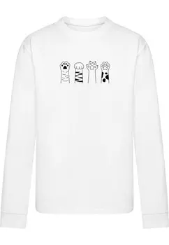 Рубашка Merchcode Cat Paws, белый