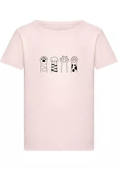 Рубашка Merchcode Cat Paws, розовый