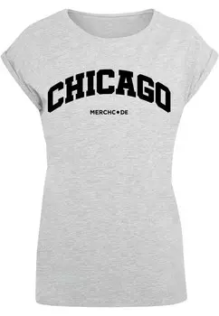 Рубашка Merchcode Chicago, пестрый серый