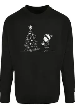 Рубашка Merchcode Christmas Cute Kid, черный