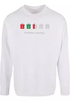 Рубашка Merchcode Christmas Gifts Loading, белый