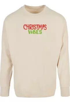 Рубашка Merchcode Christmas Vibes, песочный
