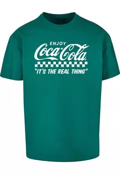 Рубашка Merchcode Coca Cola Enjoy Coke, зеленый