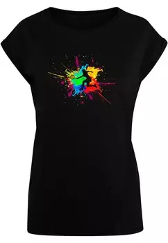 Рубашка Merchcode Color Splash Player, черный