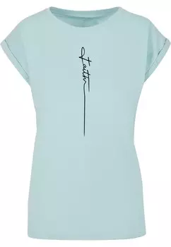 Рубашка Merchcode Faith, небесно-синий