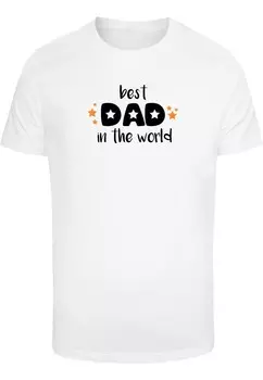 Рубашка Merchcode Fathers Day - Best Dad In The World, белый