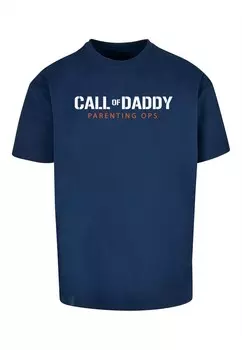Рубашка Merchcode Fathers Day - Call Of Daddy, цвет Gentian