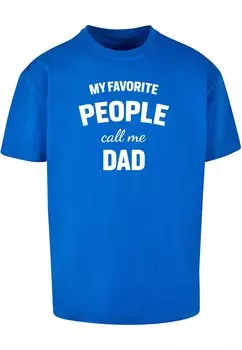 Рубашка Merchcode Fathers Day - My Favorite People Call Me Dad, коабльтовый синий