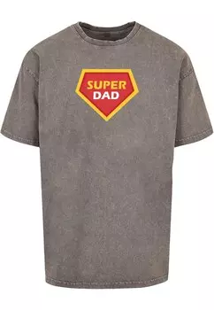 Рубашка Merchcode Fathers Day - Super Dad, серый