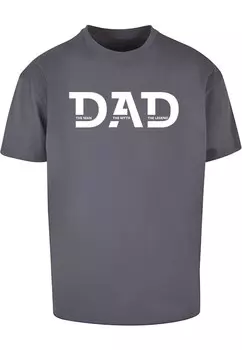 Рубашка Merchcode Fathers Day - The Man, The Myth, The Legend, темно-серый