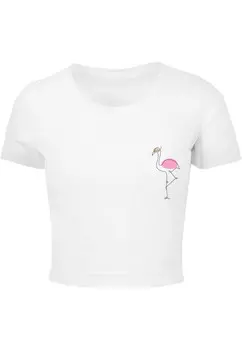 Рубашка Merchcode Flamingo, от белого