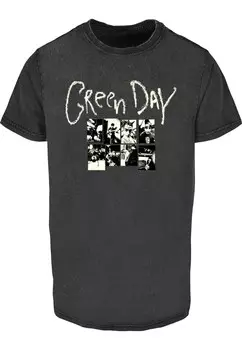 Рубашка Merchcode Green Day Collage, черный