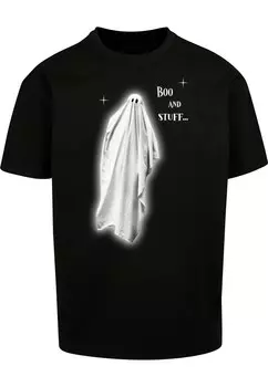 Рубашка Merchcode Halloween - Boo And Stuff, черный