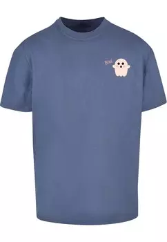 Рубашка Merchcode Halloween - Boo Ghost, сапфировый