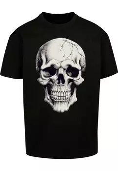 Рубашка Merchcode Halloween - Skull, черный