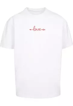 Рубашка Merchcode Hugs & Love - Love Arrow, белый