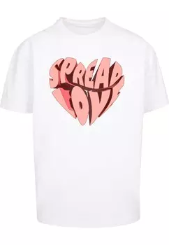 Рубашка Merchcode Hugs & Love - Spread Love, белый
