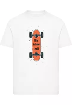 Рубашка Merchcode I Roll, белый