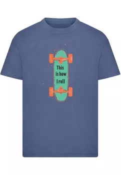 Рубашка Merchcode I Roll, синий