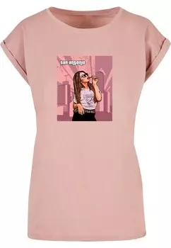 Рубашка Merchcode Ladies Grand - San Antonio, обнаженная
