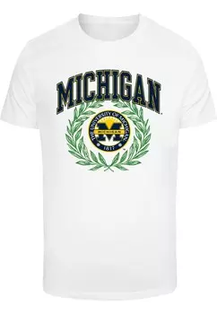 Рубашка Merchcode Michigan University - Michigan 1817, белый