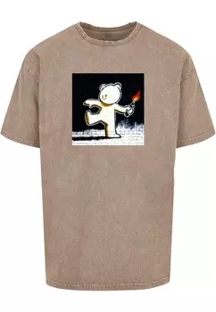 Рубашка Merchcode Molotov Teddy, коричневый