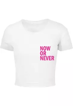 Рубашка Merchcode Now Or Never, белый