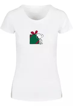 Рубашка Merchcode Peanuts Big Present, белый