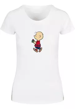 Рубашка Merchcode Peanuts Charlies Small Surprise, белый