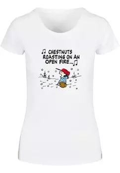 Рубашка Merchcode Peanuts Chestnuts, белый