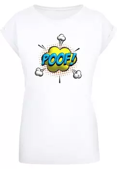 Рубашка Merchcode Poof Comic, белый