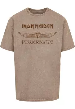 Рубашка Merchcode Powerslave, коричневый