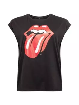 Рубашка Merchcode Rolling Stones Tongue, черный
