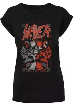 Рубашка Merchcode Slayer - Propaganda, черный