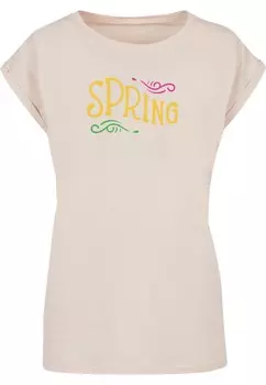 Рубашка Merchcode Spring Text, песок