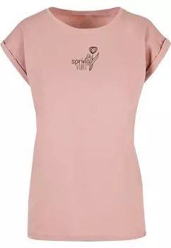 Рубашка Merchcode Spring - Vibes, темно-розовый