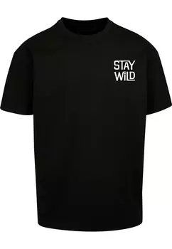 Рубашка Merchcode Stay Wild, черный