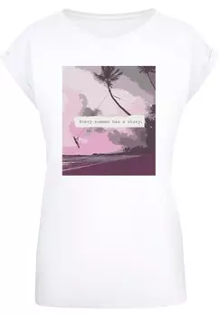 Рубашка Merchcode Summer - Every Summer Has A Story, белый