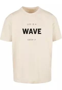 Рубашка Merchcode Summer - Life Is A Wave, песочный