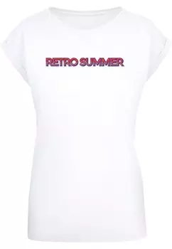 Рубашка Merchcode Summer Retro, белый