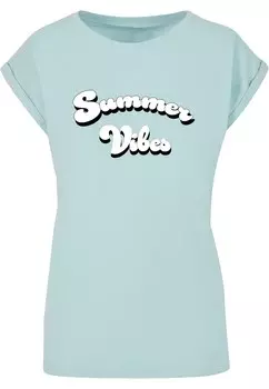 Рубашка Merchcode Summer Vibes, светло-синий