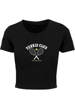 Рубашка Merchcode Tennis Club, черный