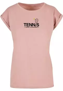 Рубашка Merchcode Tennis Racket, бежевый