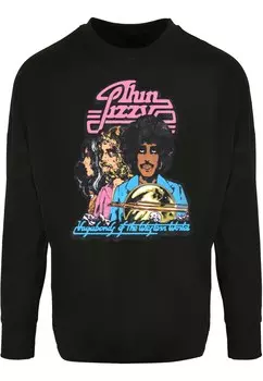 Рубашка Merchcode Thin Lizzy - Album Tracklisting, черный