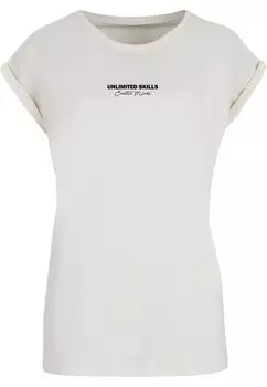 Рубашка Merchcode Unlimited Skills, белый